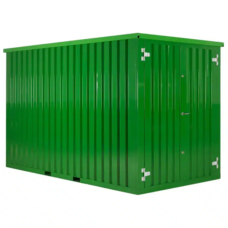 2 x 2 FOCO Container Doppeltür kurze Seite Grün RAL 6005 2 x 2 FOCO Container Doppeltür kurze Seite Grün RAL 6005