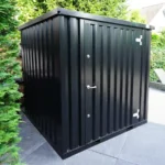 FOCO Container 2×2 Doppeltür kurze Seite RAL 2000