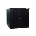 3 x 2 FOCO Container Doppeltür kurze Seite Schwarz RAL 9005