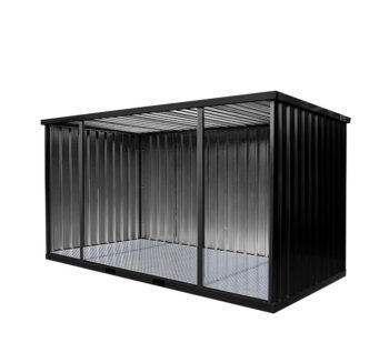 3 x 2 FOCO Container mit offener Seite RAL Classic Farbe Ihrer Wahl