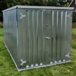 4 x 2 FOCO Container Doppeltür lange Seite Anthrazit RAL 7016