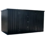 4 x 2 FOCO Container Doppeltür lange Seite Schwarz RAL 9005