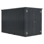 6 x 2 FOCO Container Doppeltür kurze Seite Anthrazit RAL 7016