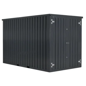 6 x 2 FOCO Container Doppeltür kurze Seite Anthrazit RAL 7016