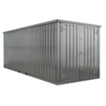 6 x 2 FOCO Container Doppeltür kurze Seite, Galvanisiert