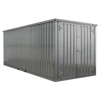 6 x 2 FOCO Container Doppeltür kurze Seite, Galvanisiert