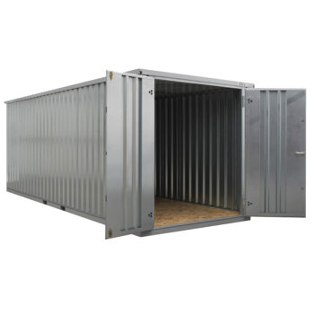 6x2 galvanised container ddk open