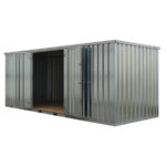 6 x 2 FOCO Container Doppeltür lange Seite, Galvanisiert