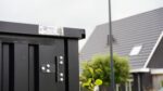 6 x 2 FOCO Container Doppeltür kurze Seite Schwarz RAL 9005