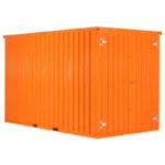 FOCO Container 2×2 Doppeltür kurze Seite RAL 2000