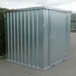 2 x 2 FOCO Container Einzeltür kurze Seite, Galvanisiert